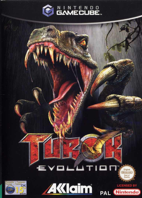 Jaquette PAL de Turok: Evolution sur Nintendo GameCube