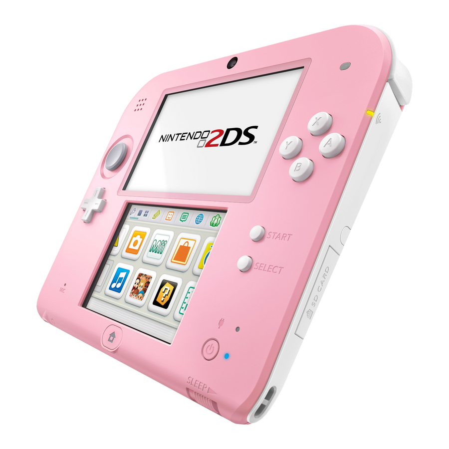 Nintendo 2DS Rose + Blanc