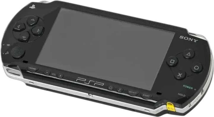 Sony PSP 1004 noire, vue de face