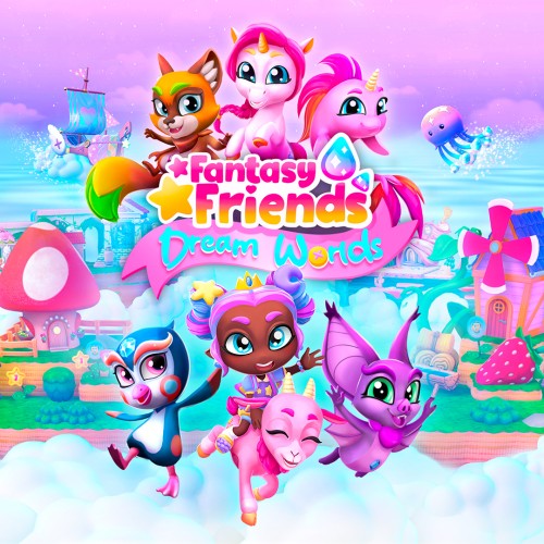 Jaquette de Fantasy Friends: Dream Worlds sur Nintendo Switch