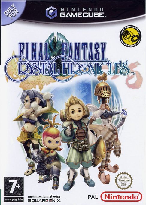 Jaquette PAL de Final Fantasy Crystal Chronicles sur Nintendo GameCube