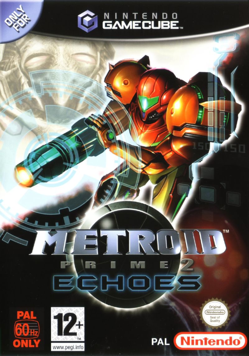 Jaquette PAL de Metroid Prime 2: Echoes sur Nintendo GameCube