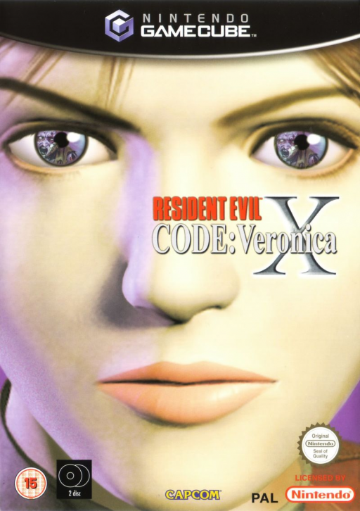 Jaquette PAL de Resident Evil Code: Veronica X sur Nintendo GameCube