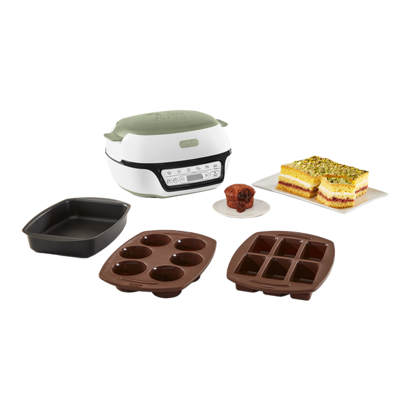 Tefal Cake Factory Pistache et ses moules