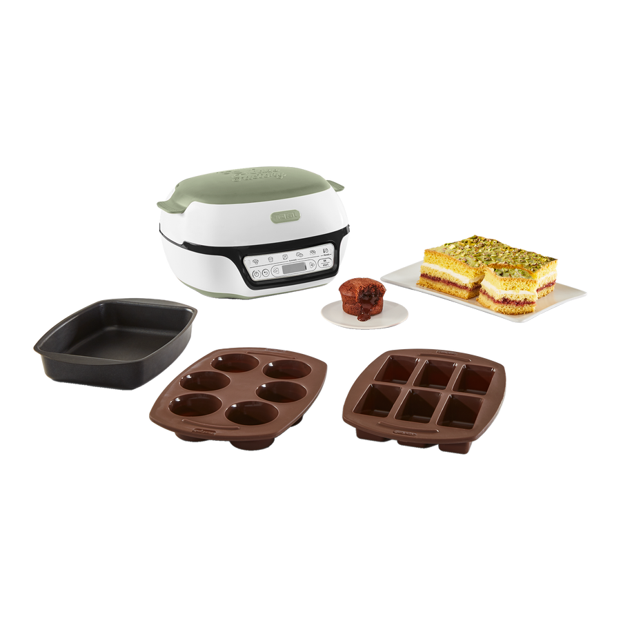 Tefal Cake Factory Pistache et ses moules