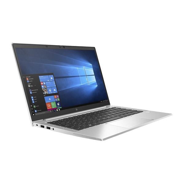 HP EliteBook 830 G8 argent, ouvert