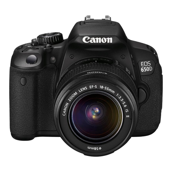 Canon EOS 650D avec objectif EF-S 18-55 mm IS II