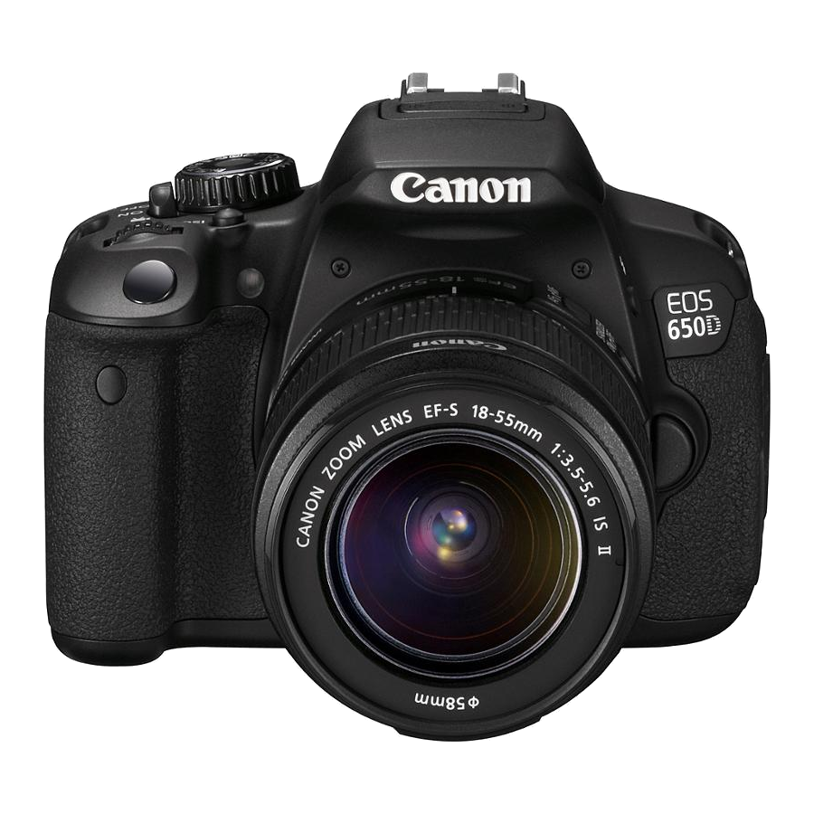 Canon EOS 650D avec objectif EF-S 18-55 mm IS II
