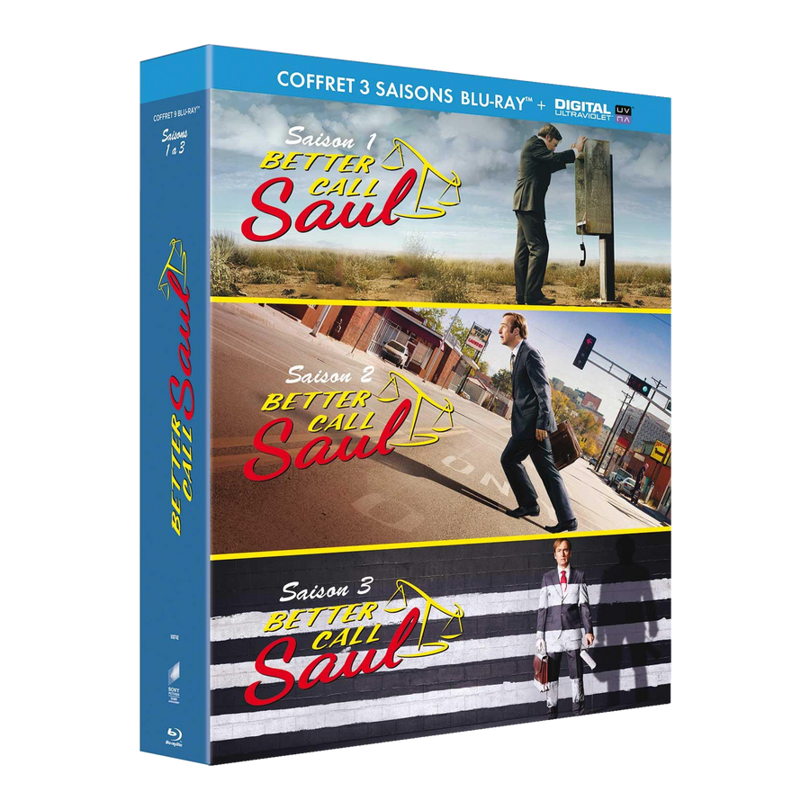 Coffret Blu-ray Better Call Saul saisons 1 à 3