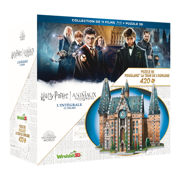 Coffret Blu-ray Harry Potter et Les Animaux fantastiques 11 films avec puzzle 3D