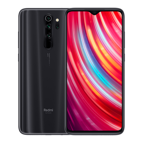 Xiaomi Redmi Note 8 Pro gris minéral, dos et face