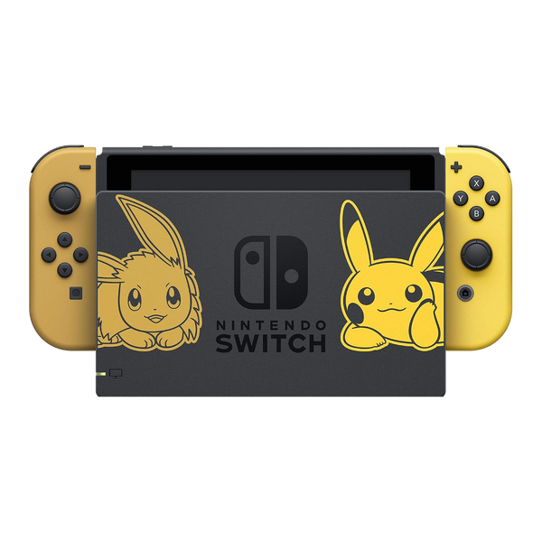 Nintendo Switch édition Pikachu & Évoli sur son socle