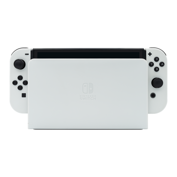 Nintendo Switch OLED blanche avec son socle