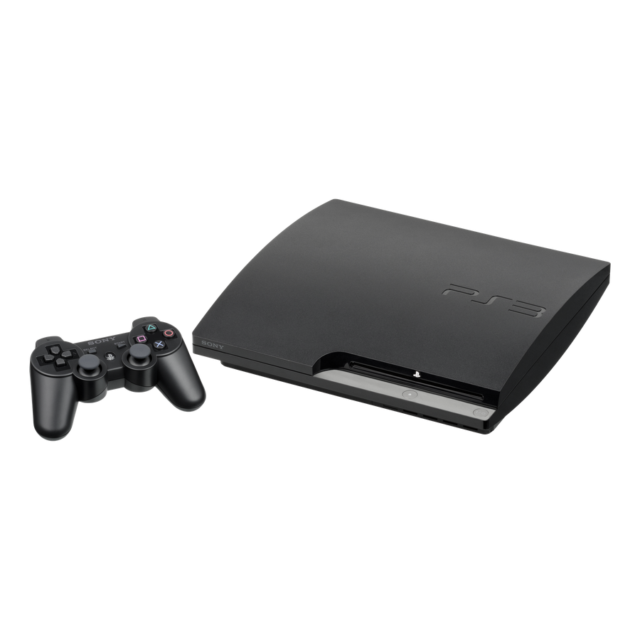 Console PlayStation 3 Slim 160 Go noire avec manette DualShock 3