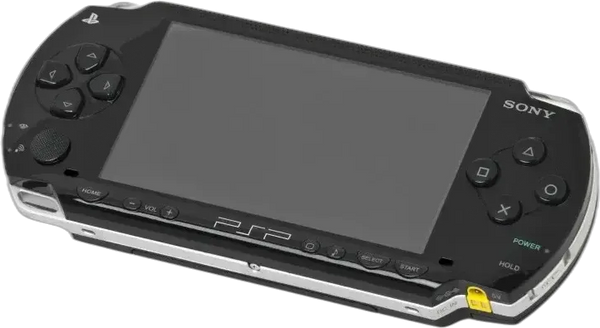 Sony PSP 1004 noire, vue de face